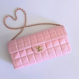 **SOLD**Chanel East West Chocolate Bar Bag Vintage